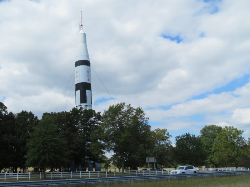 Saturn 1B Rocket at the Welcome Centre, Elkmont, Alabama